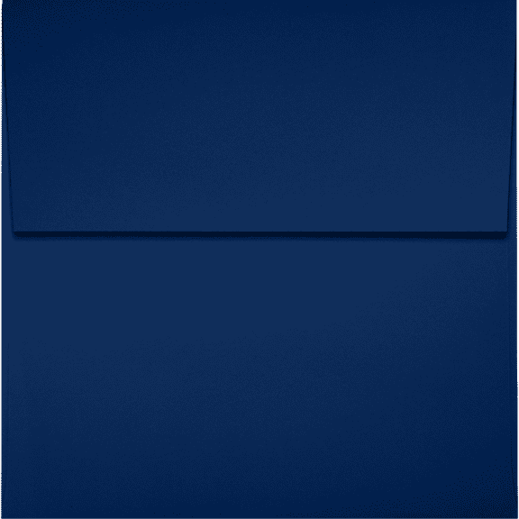 LUXPaper 4 x 4 Square Envelopes, 80 lb. Navy Blue, 500 Pack