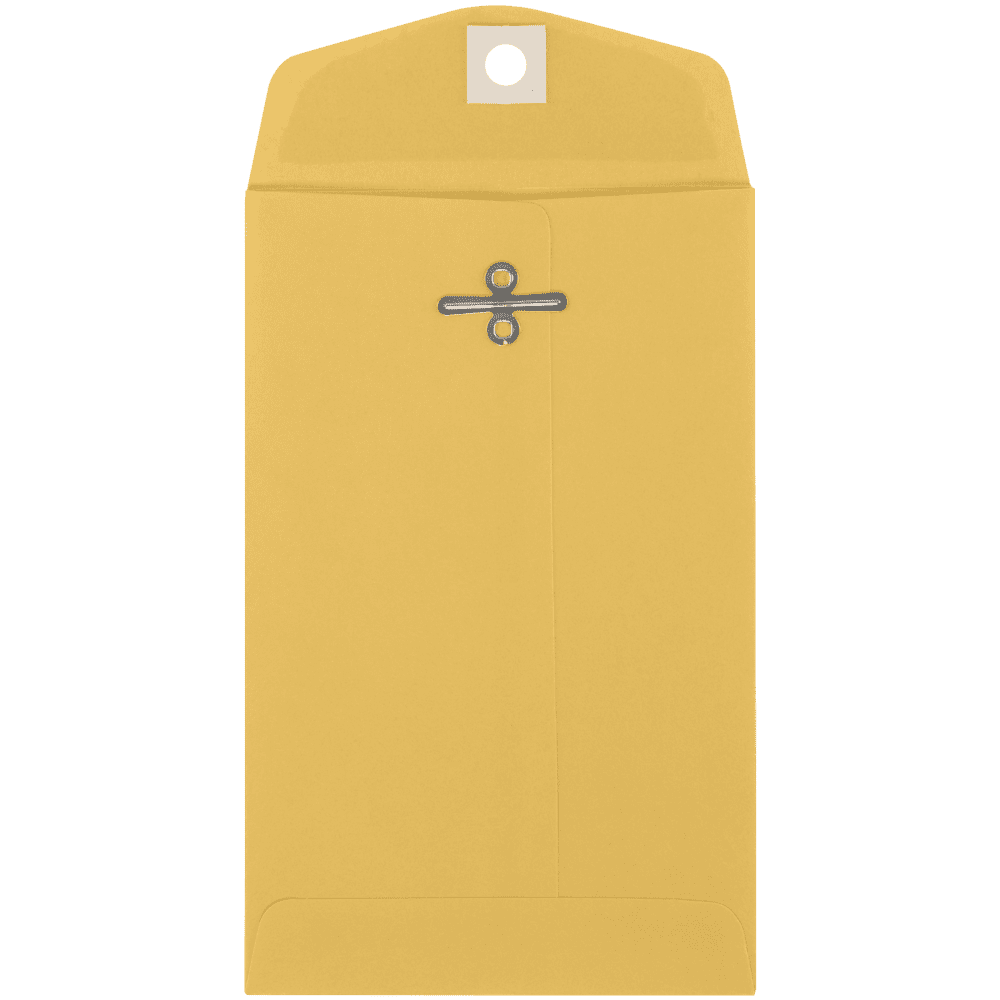 LUXPaper 4 x 6 3/8 Open End Envelopes, Brown Kraft, 50/Pack