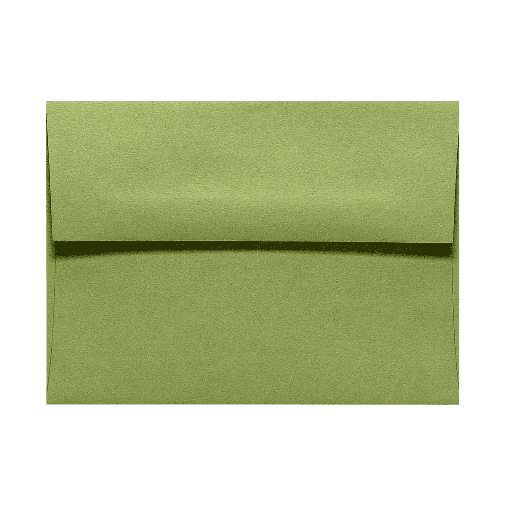 LUXPaper 4Bar A1 Invitation Envelopes, 3 5/8 x 5 1/8, Avocado Green, 70lb, 250 Pack
