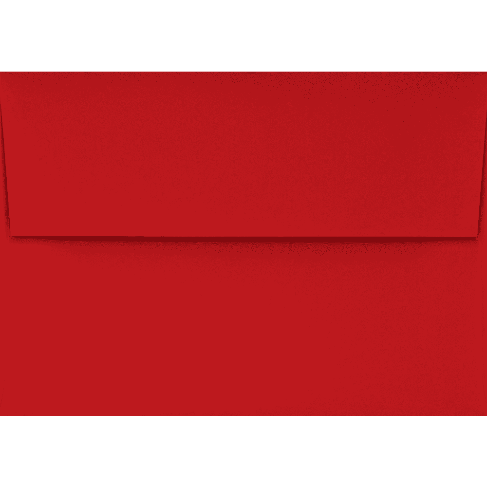LUXPaper 4Bar A1 Invitation Envelopes, 3 5/8 x 5 1/8, Holiday Red, 60lb, 500 Pack