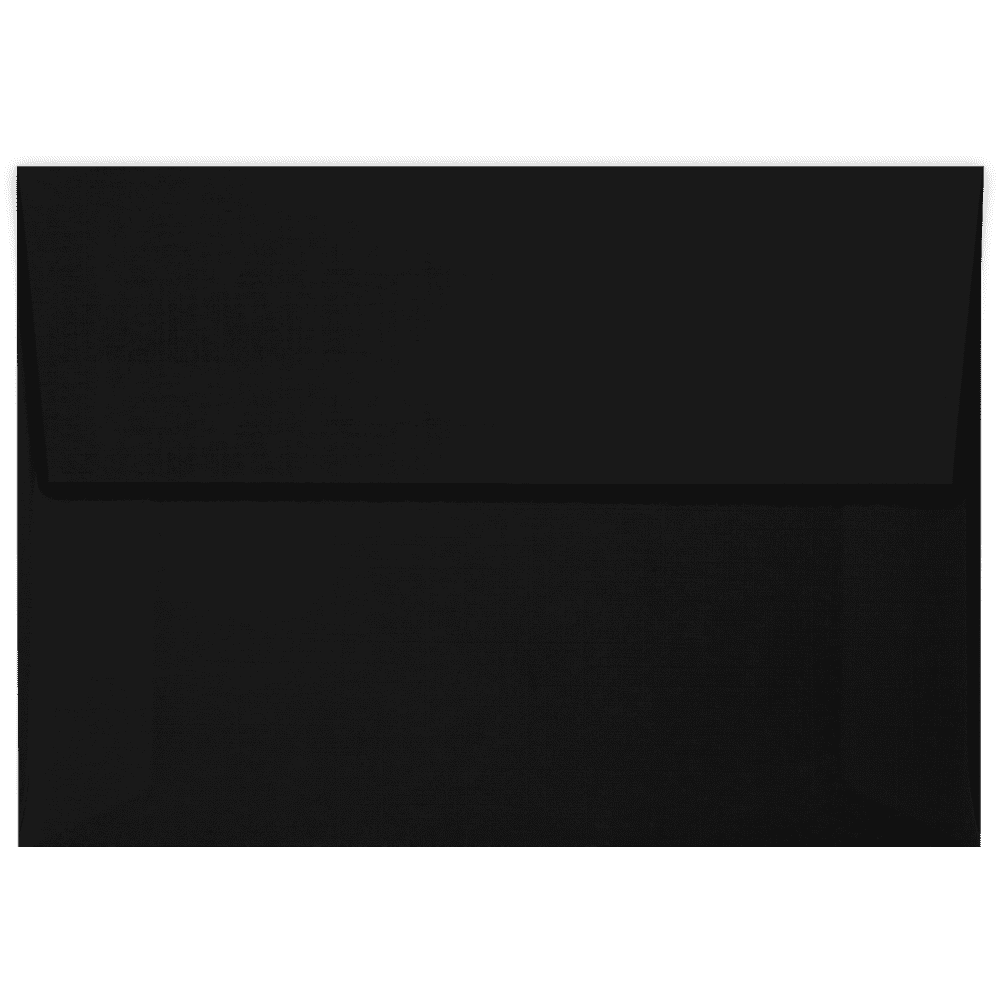 LUXPaper 4Bar A1 Invitation Envelopes, Peel & Press, 3 5/8 x 5 1/8, Black Linen, 80lb, 250 Pack