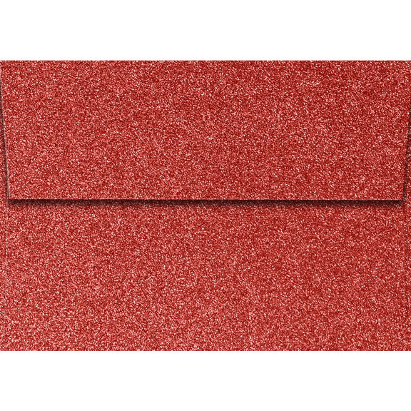 LUXPaper 4Bar A1 Invitation Envelopes, Peel & Press, 3 5/8 x 5 1/8, Holiday Red Sparkle, 90lb, 250 Pack