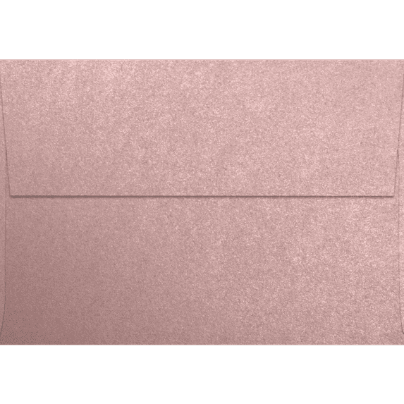 LUXPaper 4Bar A1 Invitation Envelopes, Peel & Press, 3 5/8 x 5 1/8, Misty Rose Metallic, 84lb, 250 Pack