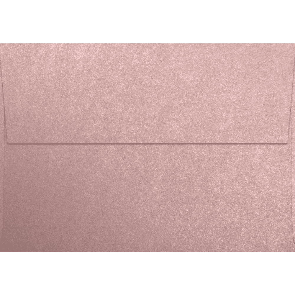 LUXPaper 4Bar A1 Invitation Envelopes, Peel & Press, 3 5/8 x 5 1/8, Misty Rose Metallic, 84lb, 50 Pack