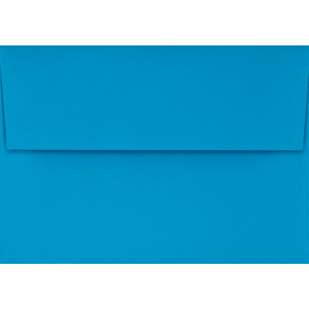 LUXPaper 4Bar A1 Invitation Envelopes, Peel & Press, 3 5/8 x 5 1/8, Pool Blue, 80lb, 1,000 Pack