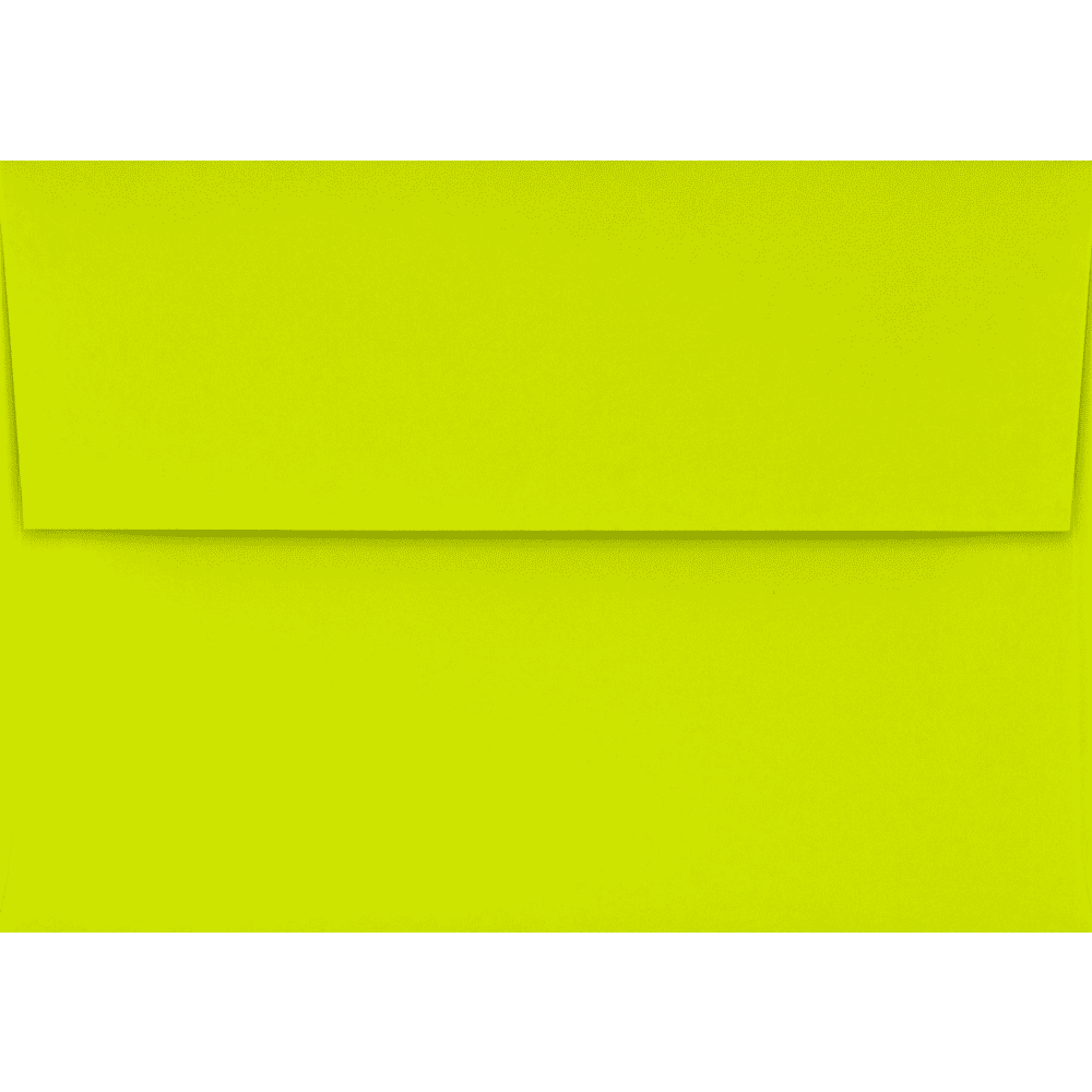 LUXPaper 4Bar A1 Invitation Envelopes, Peel & Press, 3 5/8 x 5 1/8, Wasabi Green, 80lb, 50 Pack