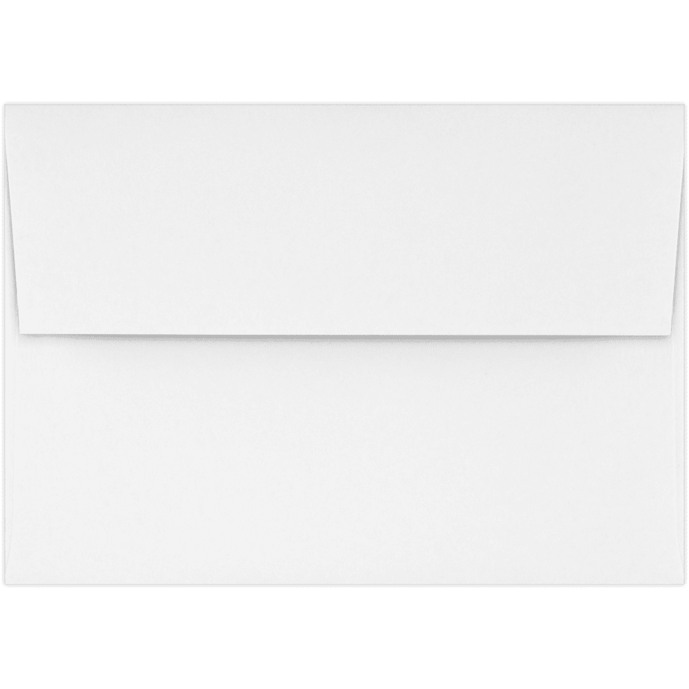 LUXPaper 4Bar A1 Invitation Envelopes, Peel & Press, 3 5/8 x 5 1/8, White, 24lb, 500 Pack