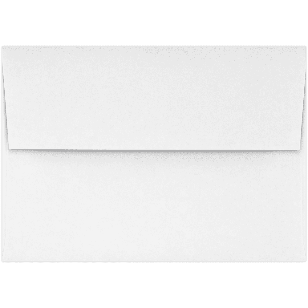 LUXPaper 4Bar A1 Invitation Envelopes, Peel & Press, 3 5/8 x 5 1/8, White, 80lb, 1,000 Pack