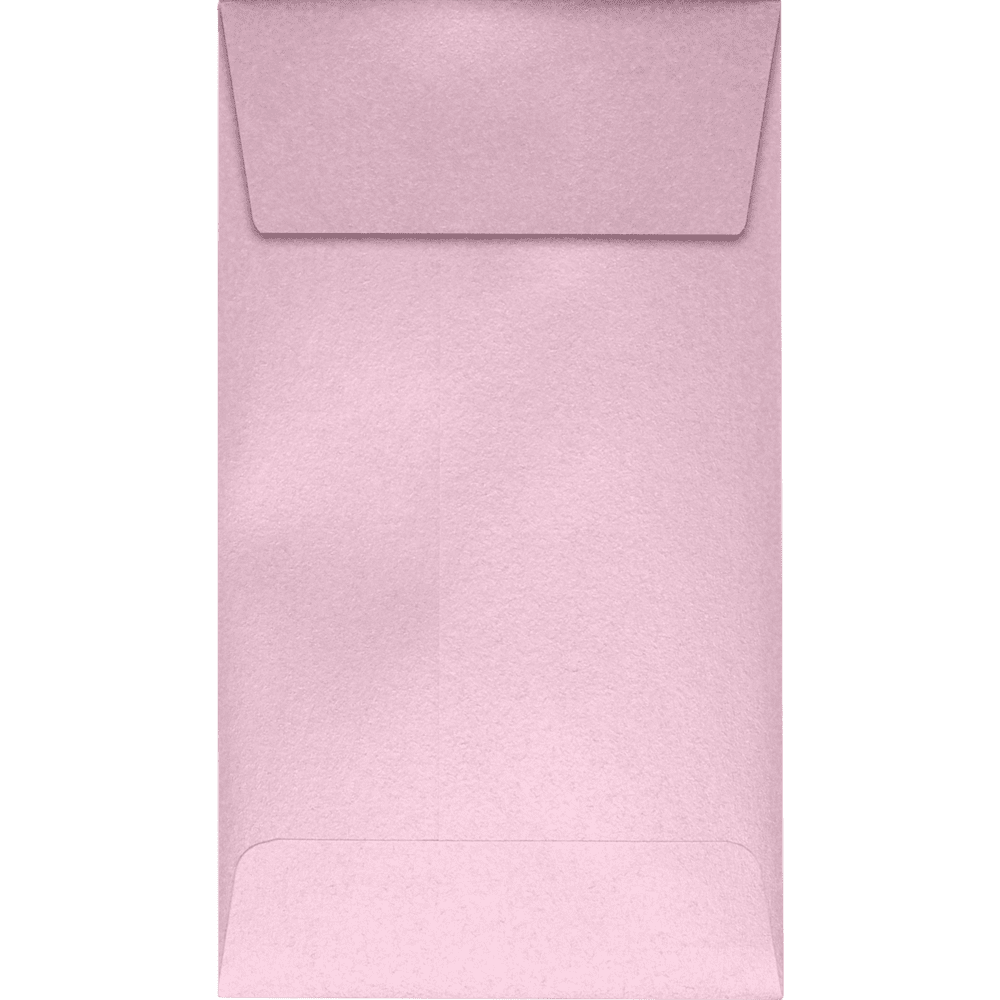 LUXPaper #5 1/2 Coin Envelopes, 3 1/8 x 5 1/2, Rose Quartz Metallic, 50/Pack