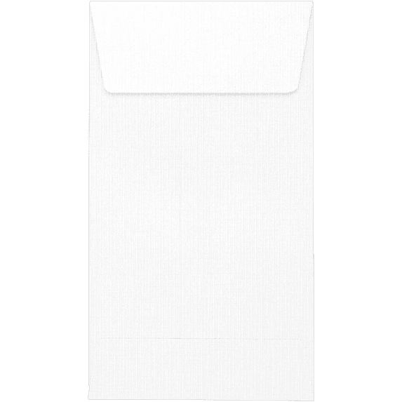 LUXPaper #5 1/2 Coin Envelopes, 3 1/8 x 5 1/2, White Linen, 1000/Pack