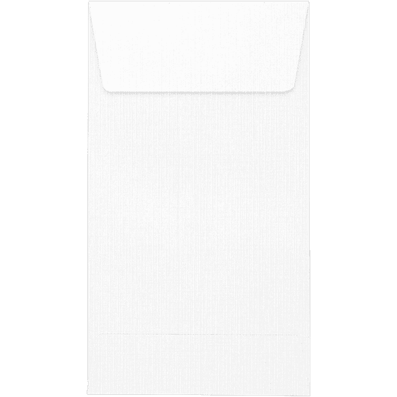 LUXPaper #5 1/2 Coin Envelopes, 3 1/8 x 5 1/2, White Linen, 250/Pack