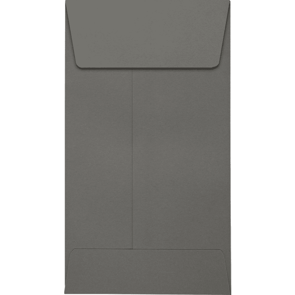 LUXPaper #5 1/2 Coin Envelopes, 80 lb. Smoke Gray, 3 1/8 x 5 1/2, 250 Pack