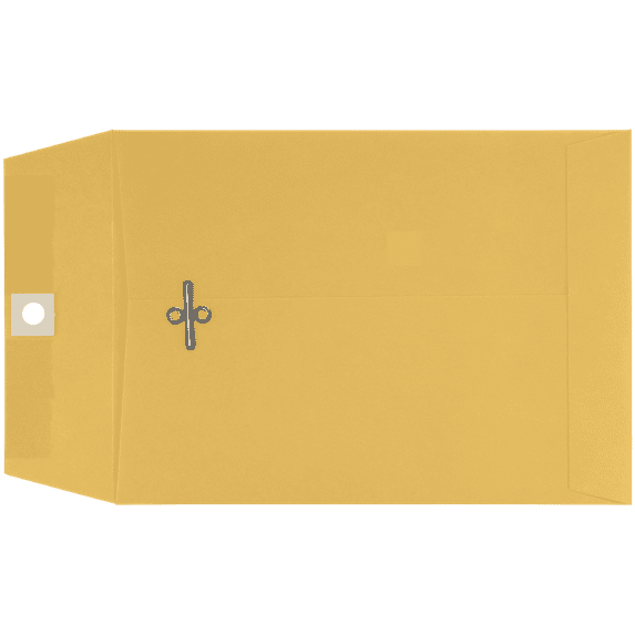 LUXPaper 5 1/2 x 7 1/2 Open End Envelopes, Brown Kraft, 50/Pack