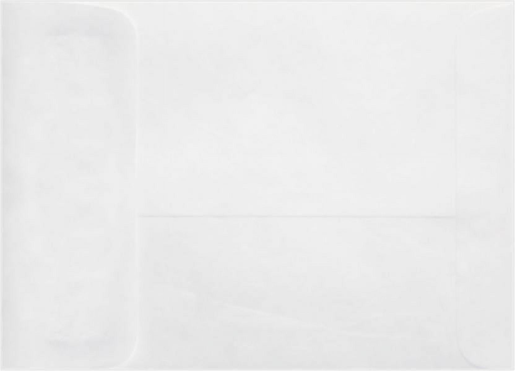 LUXPaper 5 1/2 x 7 1/2 Tyvek Open End Envelopes, White, 250/Pack