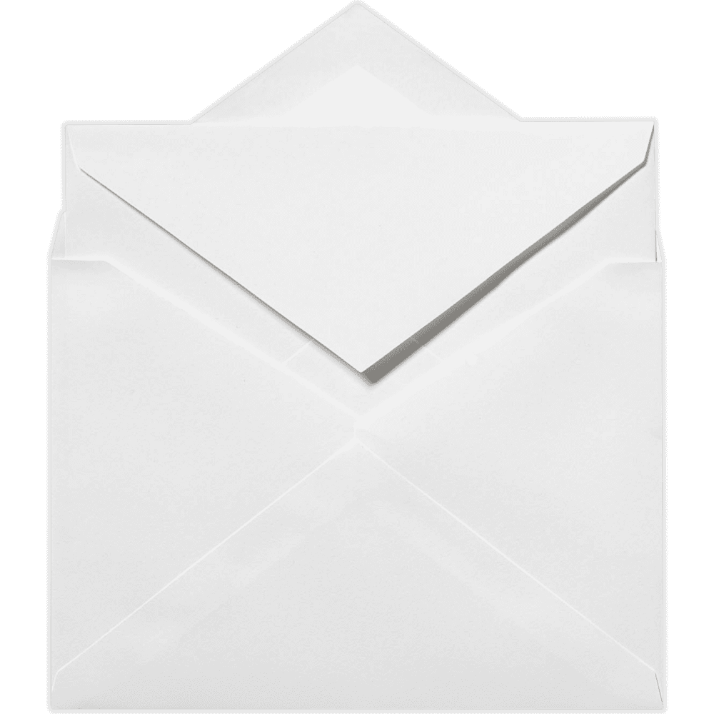 LUXPaper 5 1/2 x 7 3/4 Outer Envelopes, Bright White, 50/Pack