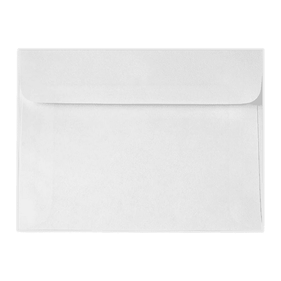 LUXPaper 5 1/2 x 8 1/2 Booklet Envelopes, Bright White, 250/Pack