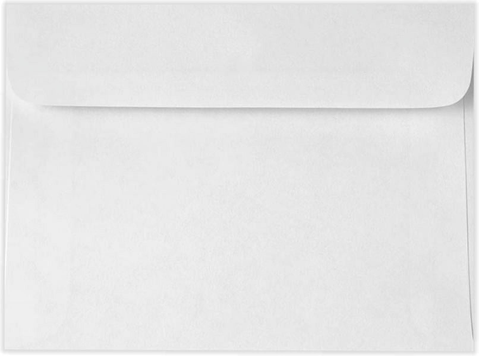 LUXPaper 5 1/2 x 8 1/2 Booklet Envelopes, Bright White, 500/Pack