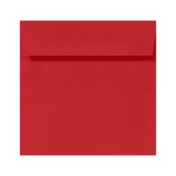 LUXPaper 5 1/4 x 5 1/4 Square Envelopes, Ruby Red, 250/Pack