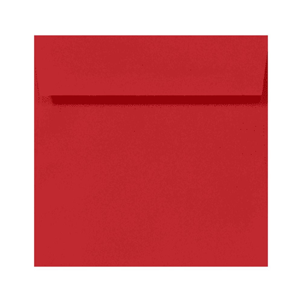 LUXPaper 5 1/4 x 5 1/4 Square Envelopes, Ruby Red, 50/Pack