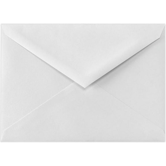 LUXPaper 5.5 Bar Envelopes, Bright White, 50/Pack