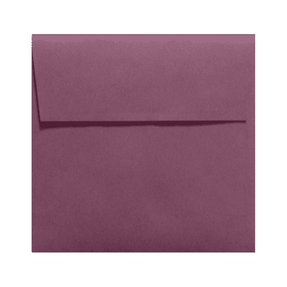 LUXPaper 5.5 x 5.5 Square Peel & Press Envelopes, Vintage Plum Purple, 1000/Pack