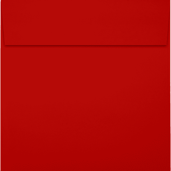 LUXPaper 5 x 5 Square Envelopes, Holiday Red, 50/Pack