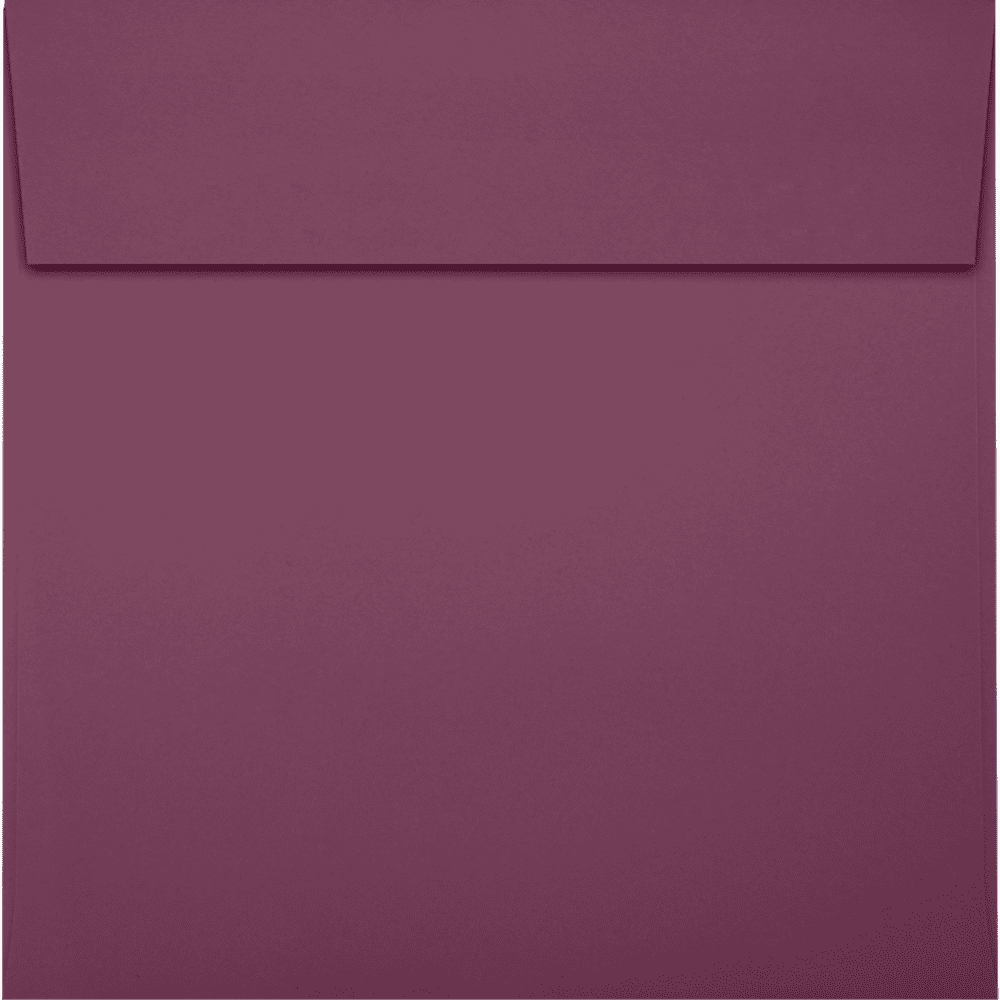 LUXPaper 5 x 5 Square Envelopes, Vintage Plum Purple, 50/Pack
