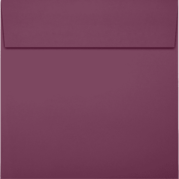 LUXPaper 5 x 5 Square Envelopes, Vintage Plum Purple, 50/Pack