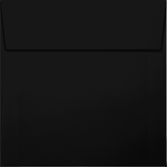 LUXPaper 5 x 5 Square Envelopes with Peel & Press, Black Linen, 50/Pack