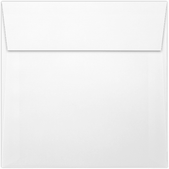 LUXPaper 5 x 5 Square Envelopes with Peel & Press, White Linen, 50/Pack