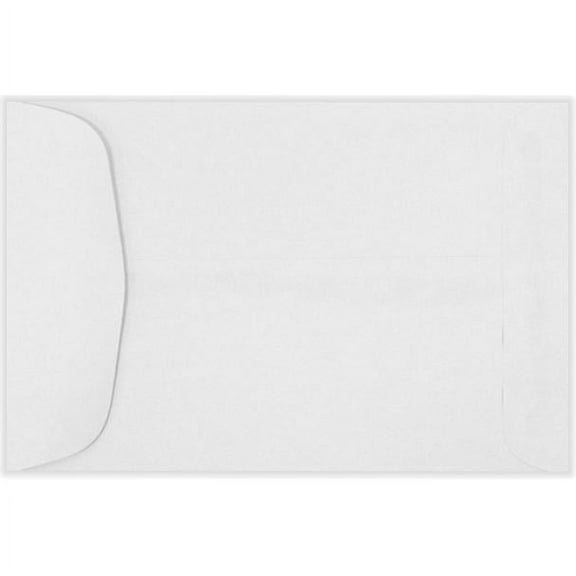 LUXPaper 5 x 7 1/2 Open End Envelopes, Bright White, 50/Pack