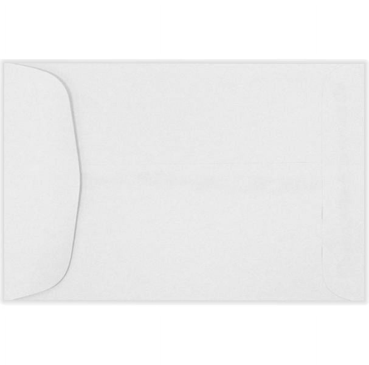 LUXPaper 5 x 7 1/2 Open End Envelopes, Bright White, 500/Pack
