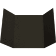 thumbnail image 1 of LUXPaper 5 x 7 A7 Gatefold Invitation, Black Linen, 10/Pack, 1 of 1