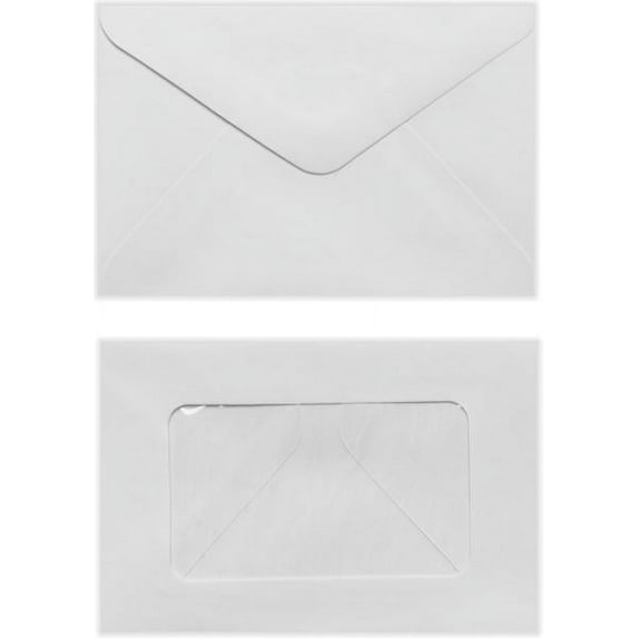 LUXPaper #56 Mini Envelopes, 3 x 4 1/2, White, 250/Pack