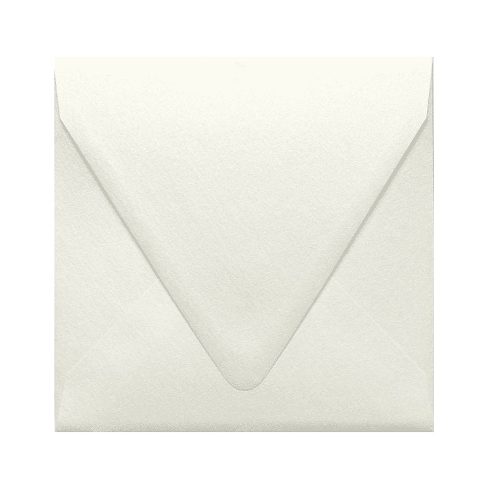 LUXPaper 6 1/2 x 6 1/2 Square Contour Flap Envelopes, Quartz Metallic, 50/Pack