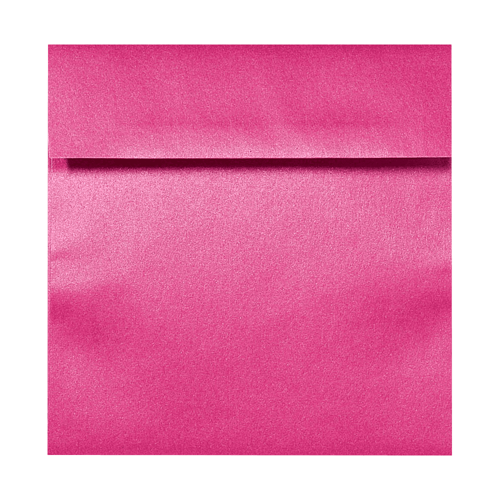 LUXPaper 6 1/2 x 6 1/2 Square Envelopes, Azalea Metallic, 500/Pack