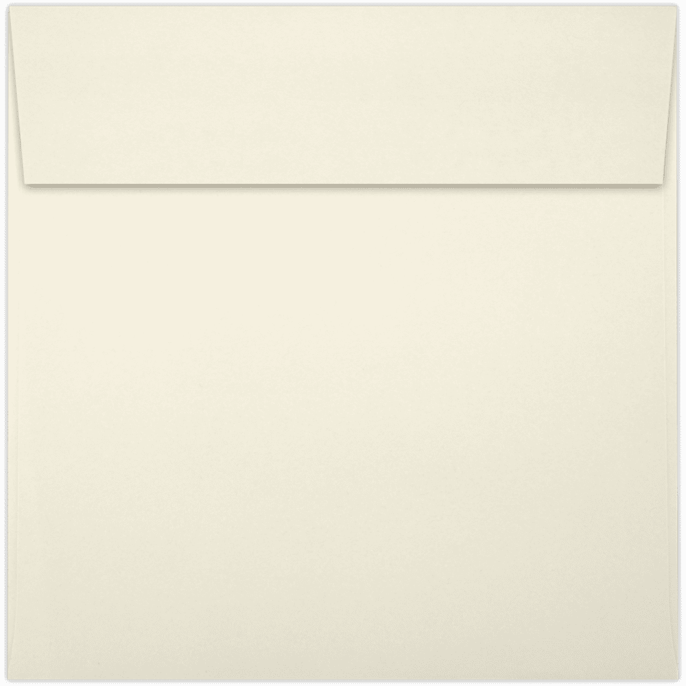 LUXPaper 6 1/2 x 6 1/2 Square Envelopes w/Peel & Press, Natural, 500/Pack