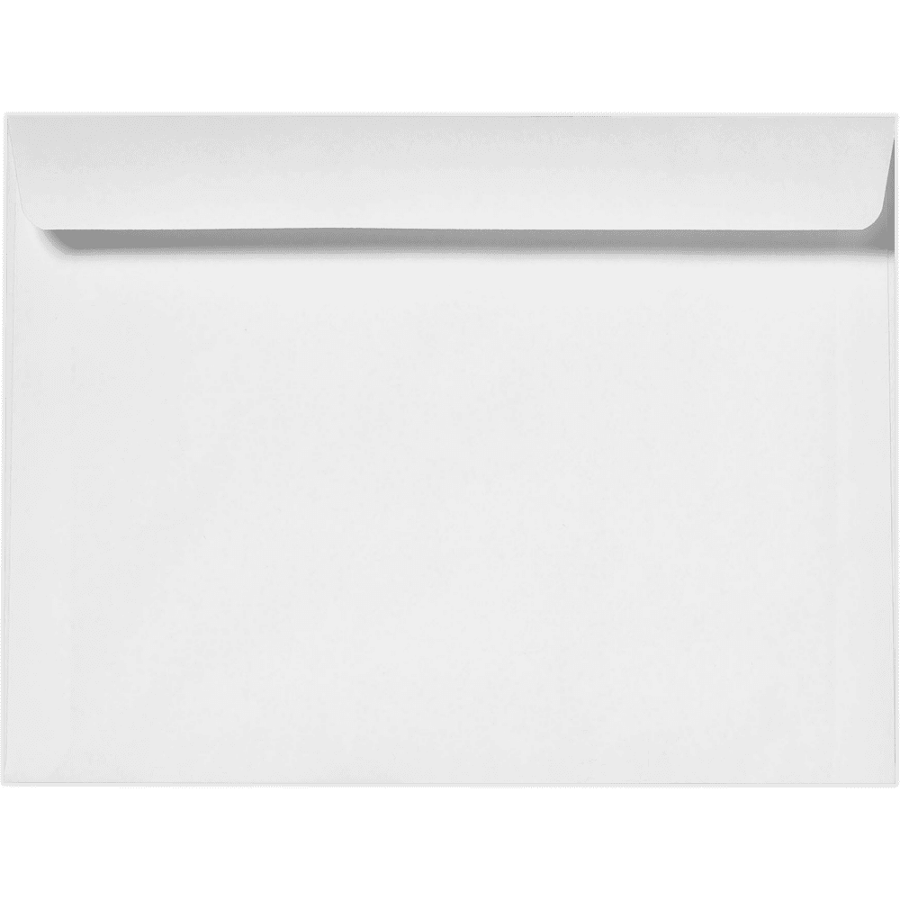LUXPaper 6 1/2 x 9 1/2 Booklet Envelopes, Bright White, 50/Pack