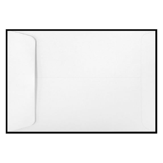 LUXPaper 6 1/2 x 9 1/2 Open End Envelopes, Bright White, 250/Pack