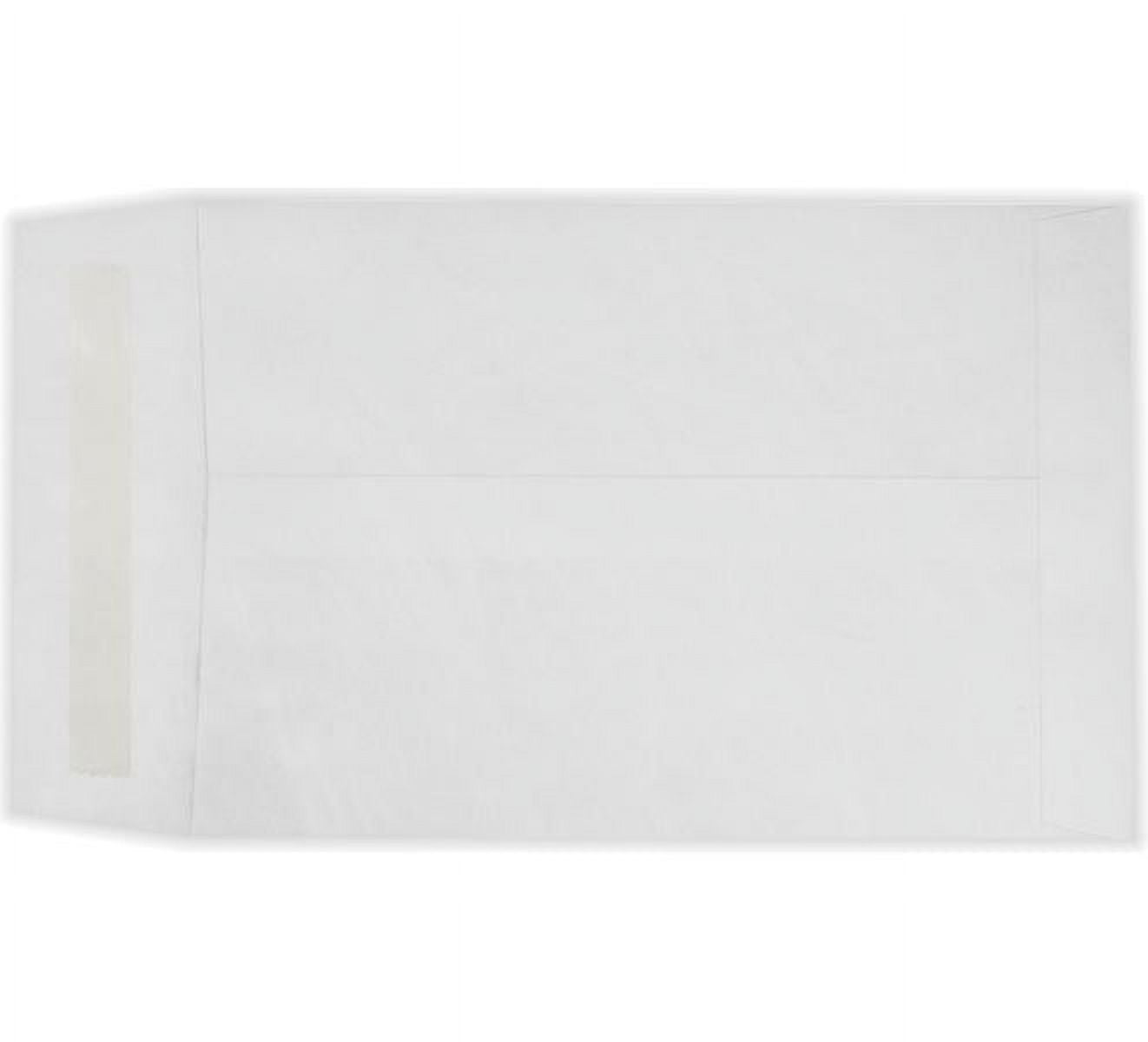 LUXPaper 6 1/2 x 9 1/2 Open End Tyvek Envelopes, White, 50/Pack