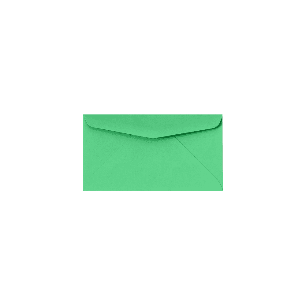 LUXPaper #6 3/4 Regular Envelopes, 3 5/8 x 6 1/2, Bright Green, 500/Pack
