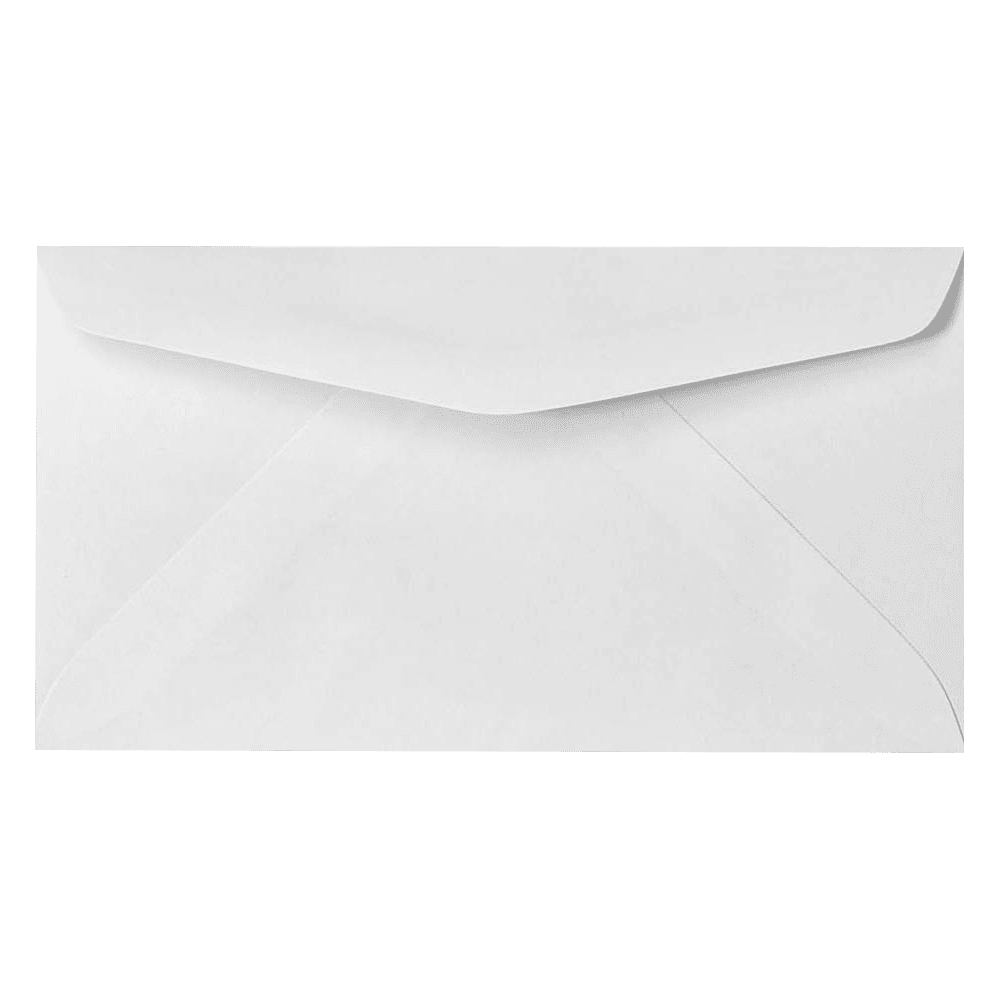 LUXPaper #6 3/4 Regular Envelopes, 3 5/8 x 6 1/2, Bright White, 500/Pack