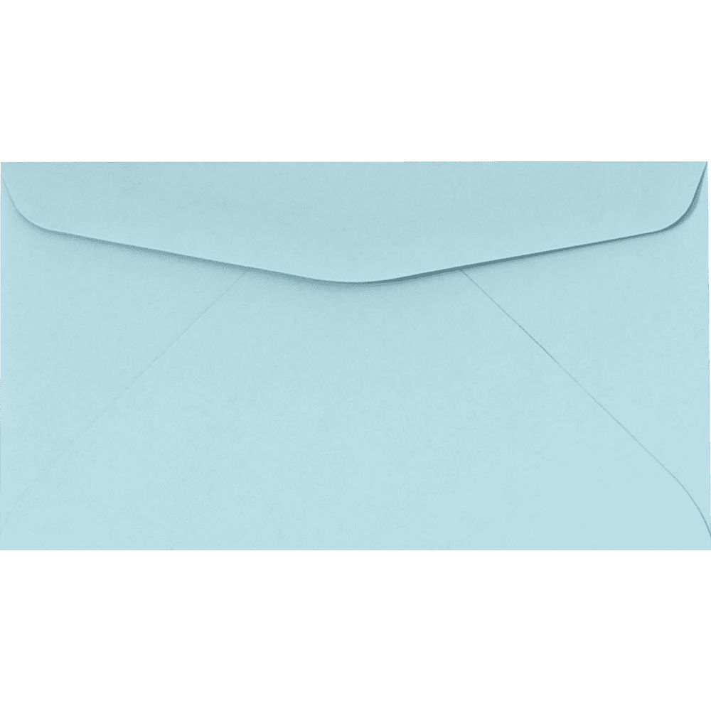 LUXPaper #6 3/4 Regular Envelopes, 3 5/8 x 6 1/2, Pastel Blue, 250/Pack