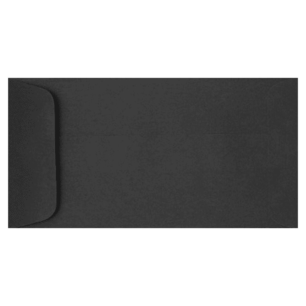 LUXPaper 6 x 11 1/2 Open End Envelopes, Midnight Black, 500/Pack