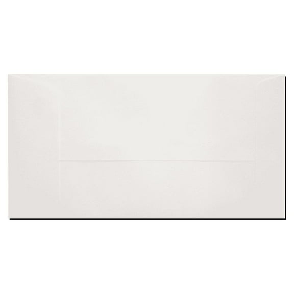 LUXPaper 6 x 11 1/2 Open End Envelopes, White, 50/Pack