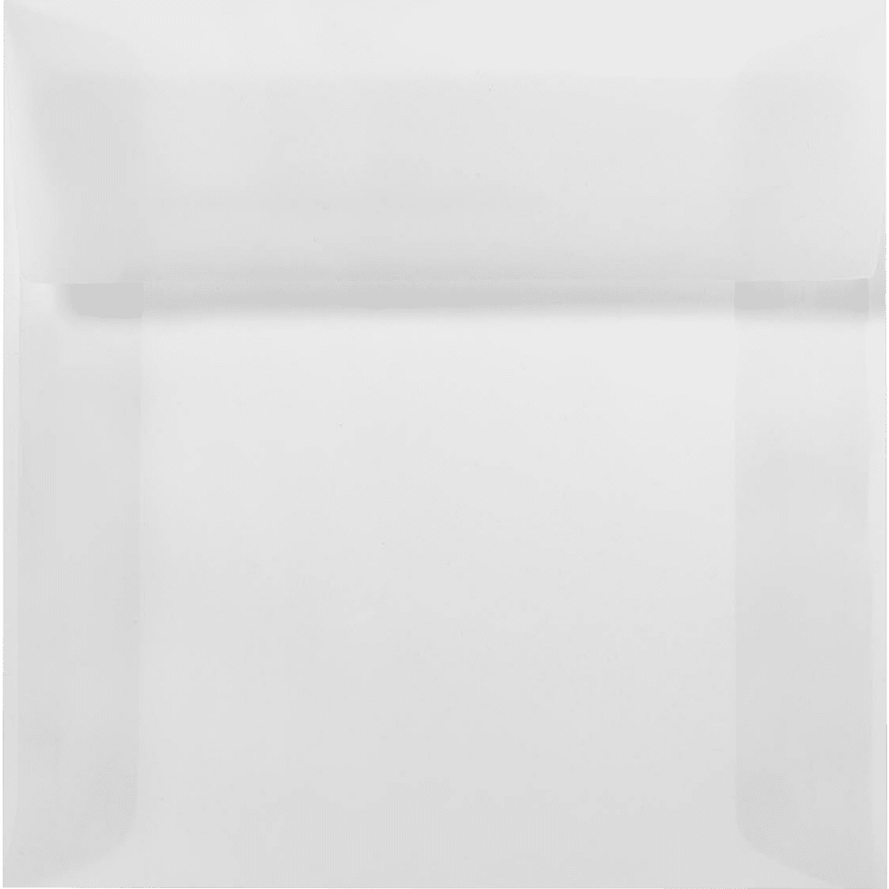 LUXPaper 6 x 6 Square Envelopes, Clear Translucent, 500/Pack
