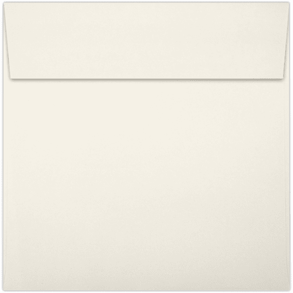 LUXPaper 6 x 6 Square Envelopes w/Peel & Press, Natural, 50/Pack
