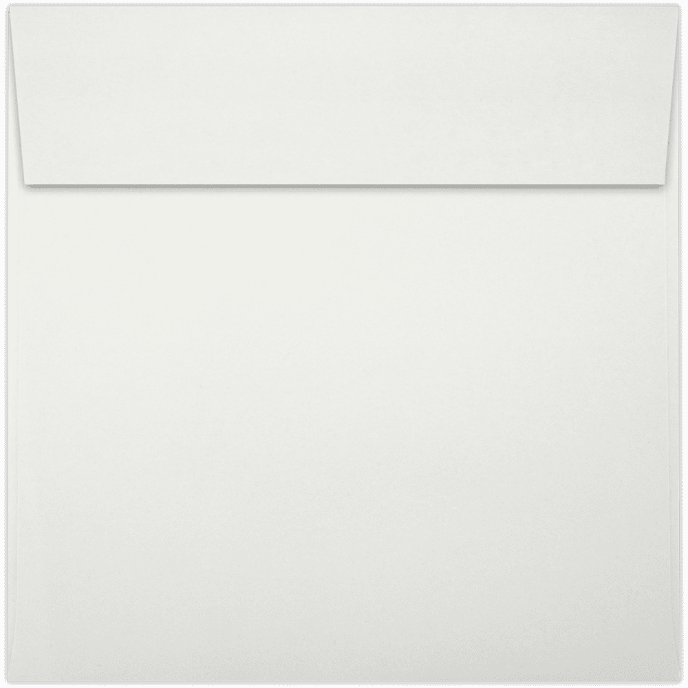LUXPaper 6 x 6 Square Envelopes w/Peel & Press, Natural White, 50/Pack