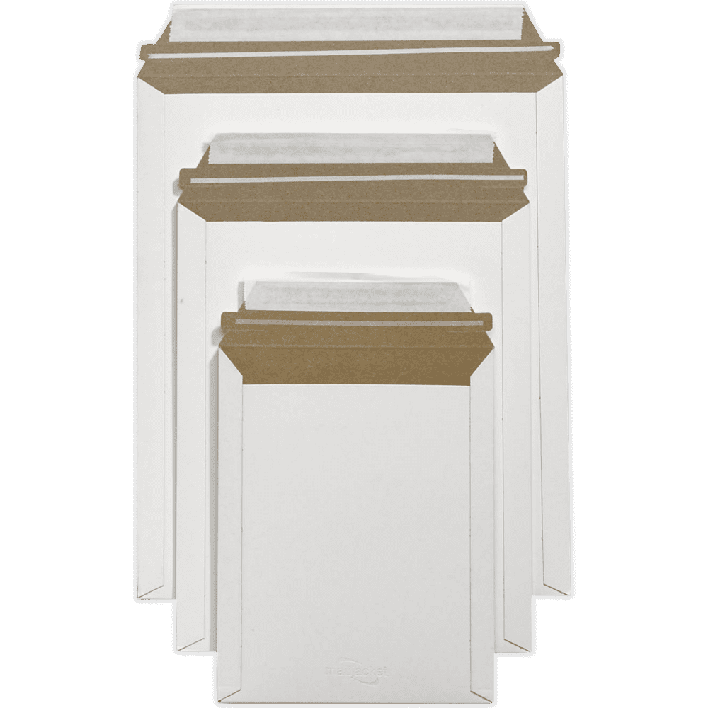 LUXPaper 6 x 8 Cardboard Mailers, White, 1000/Pack