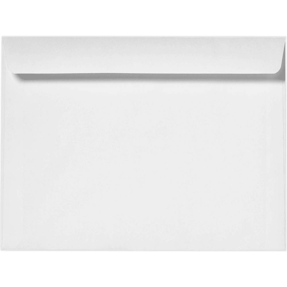 LUXPaper 6 x 9 1/2 Booklet Envelopes, Bright White, 250/Pack